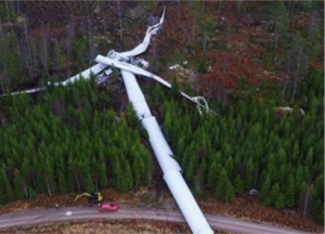 Downed Wind Turbine