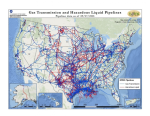 Piplines Map USA